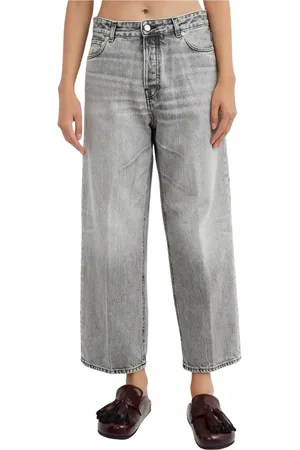 haikure Dames, Jeans, Grijs, Maat: W25 Katoen