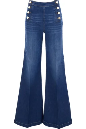 Twin-Set Dames, Jeans, Blauw, Maat: W26 Denim