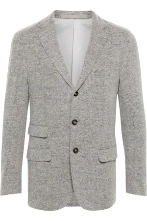 ELEVENTY Heren, Jassen, Grijs, Maat: 3XL Leer