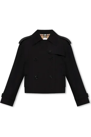 Burberry Dames, Mantels, Zwart, Maat: M Katoen