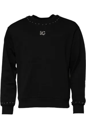 Dolce & Gabbana Heren, Sweatshirts & Hoodies, Zwart, Maat: S Katoen