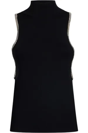 Liu Jo Dames, Tops, Zwart, Maat: M Viscose