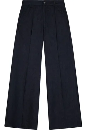 Dondup Dames, Broeken, Blauw, Maat: W26 Katoen