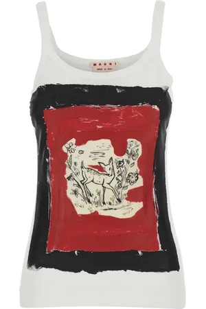 Marni Dames, Tops, Wit, Maat: S Katoen