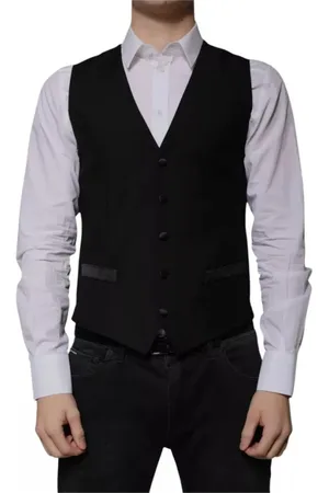 Dolce & Gabbana Heren, Pakken, Zwart, Maat: M Wol