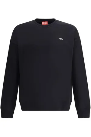 Diesel Heren, Sweatshirts & Hoodies, Zwart, Maat: XL Katoen