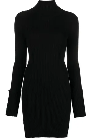 Paco rabanne Dames, Jurken, Zwart, Maat: S Wol