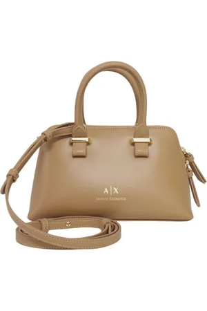 Armani Exchange Dames, Tassen, Bruin, Maat: ONE Size Leer