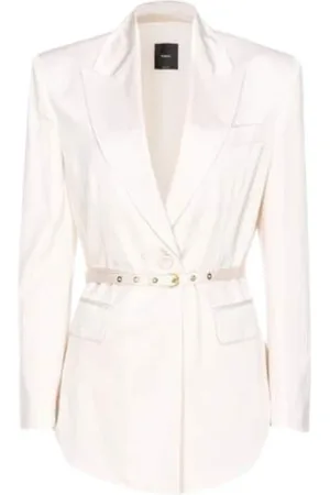 Pinko Dames, Jassen, Roze, Maat: M Leer