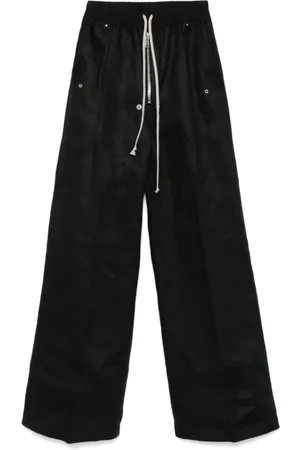 Rick Owens Dames, Broeken, Zwart, Maat: XS Katoen