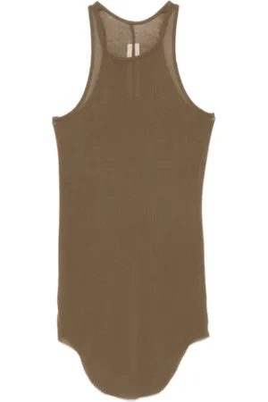 Rick Owens Dames, Tops, Groen, Maat: M Katoen