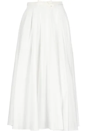 Elisabetta Franchi Dames, Rokken, Wit, Maat: S Katoen