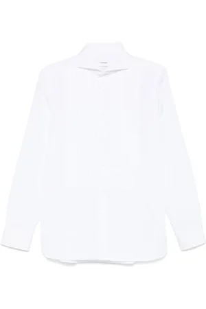 LARDINI Heren, Overhemden, Wit, Maat: L