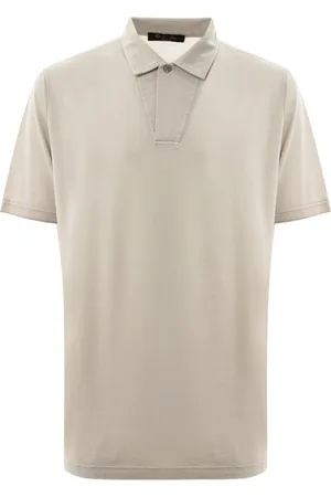 Loro Piana Heren, Tops, Grijs, Maat: 2XL Katoen