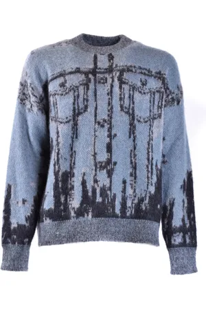 Diesel Heren, Truien, Grijs, Maat: M