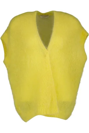AMELIE & AMELIE Dames, Truien, Geel, Maat: ONE Size