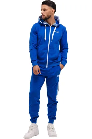 Emporio Armani Heren, Sport, Blauw, Maat: S Katoen