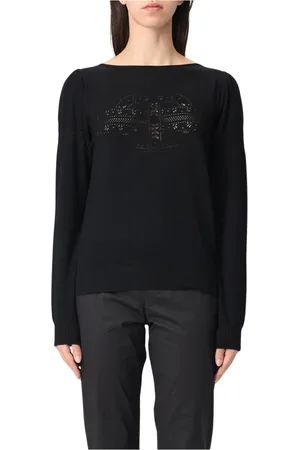 Twin-Set Dames, Truien, Zwart, Maat: M