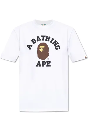 A Bathing Ape Heren, Tops, Wit, Maat: M Katoen