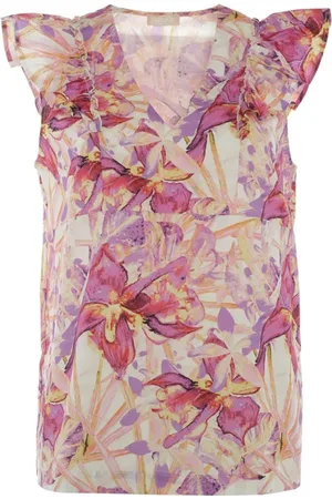 Liu Jo Dames, Tops, Roze, Maat: 2XS Katoen