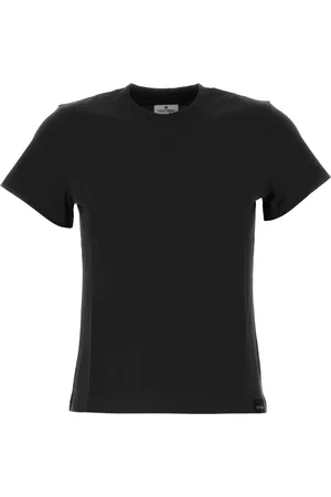 Courrèges Dames, Tops, Zwart, Maat: S Katoen