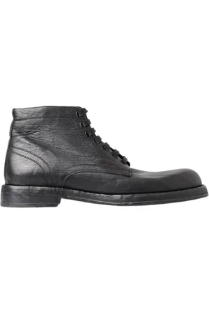 Dolce & Gabbana Heren, Schoenen, Grijs, Maat: 44 EU Leer