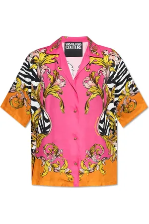 VERSACE Dames, Blouses & Shirts, Veelkleurig, Maat: XS Viscose