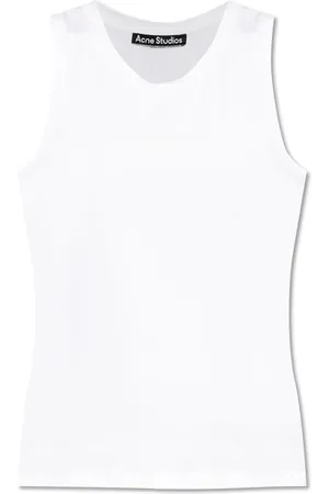 Acne Studios Dames, Tops, Wit, Maat: XL Katoen