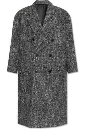 Isabel Marant Heren, Mantels, Grijs, Maat: M Wol