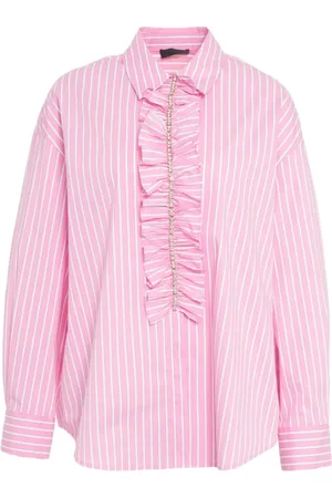 Liu Jo Dames, Blouses & Shirts, Roze, Maat: L
