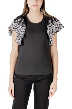 Ichi Dames, Blouses & Shirts, Zwart, Maat: S Katoen