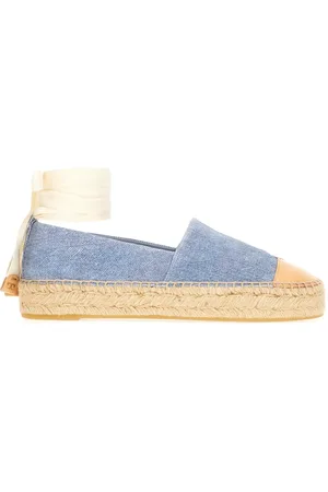 Tory Burch Dames, Schoenen, Blauw, Maat: 39 EU Katoen