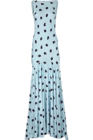 Nina Ricci Dames, Jurken, Blauw, Maat: M Zijde