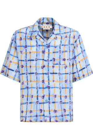 Marni Heren, Overhemden, Blauw, Maat: L