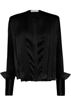 MVP Wardrobe Dames, Blouses & Shirts, Zwart, Maat: 2XS Katoen
