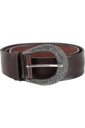 Orciani Dames, Accessoires, Bruin, Maat: 80 CM Leer