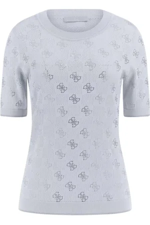 Guess Dames, Truien, Blauw, Maat: L