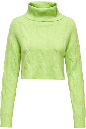 ONLY Dames, Truien, Groen, Maat: XS Acryl