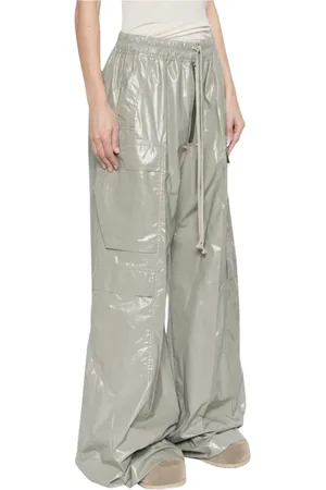 Rick Owens Dames, Broeken, Groen, Maat: S Katoen