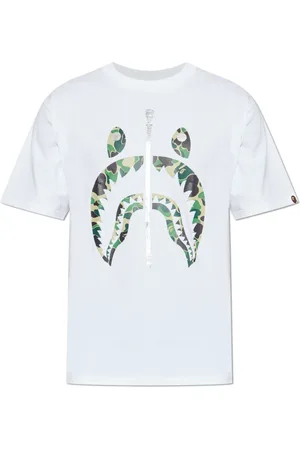 A Bathing Ape Heren, Tops, Wit, Maat: M Katoen
