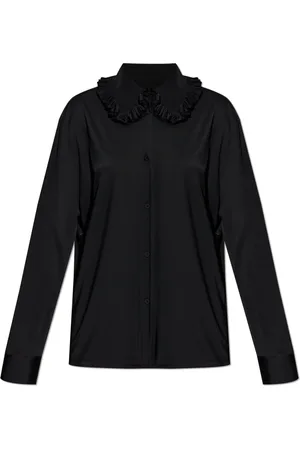 Jil Sander Dames, Blouses & Shirts, Zwart, Maat: S Viscose