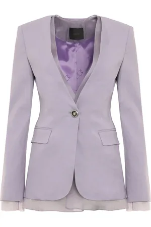 Pinko Dames, Jassen, Paars, Maat: XS Linnen