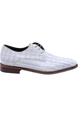 Floris van Bommel Heren, Schoenen, Blauw, Maat: 42 1/2 EU