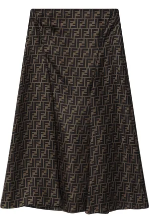 Fendi Dames, Rokken, Zwart, Maat: XS