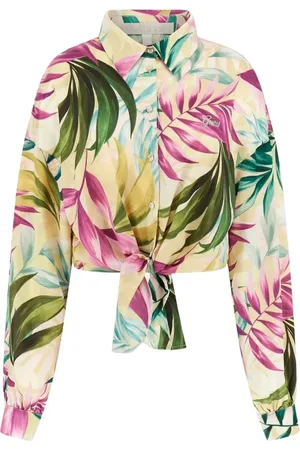 Guess Dames, Blouses & Shirts, Veelkleurig, Maat: L