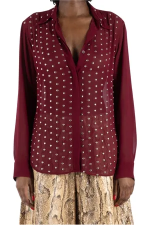 DRIES VAN NOTEN Dames, Blouses & Shirts, Rood, Maat: M