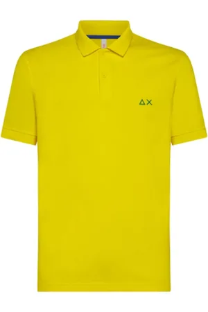 sun68 Heren, Tops, Geel, Maat: XL
