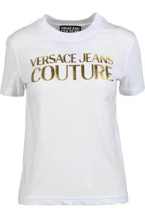 VERSACE Dames, Tops, Wit, Maat: XS Katoen
