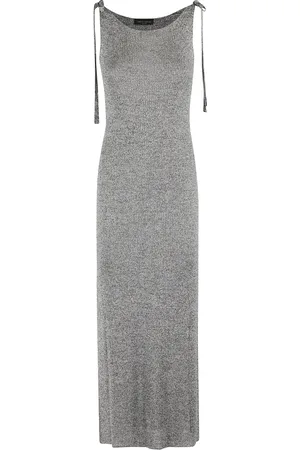 Roberto Collina Dames, Rokken, Grijs, Maat: S Viscose