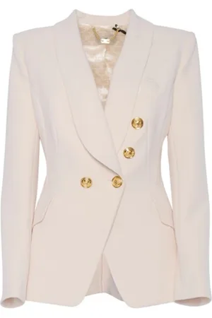Elisabetta Franchi Dames, Jassen, Wit, Maat: M